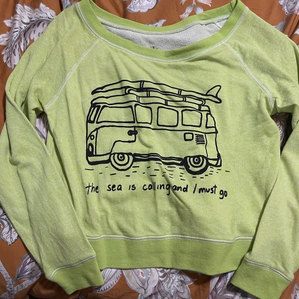 Womens light weight sweatshirt